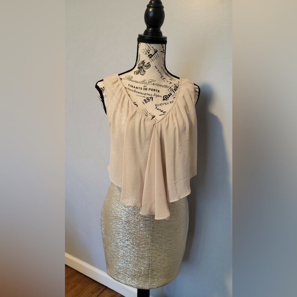 Gold dress